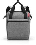 reisenthel allrounder R in Twist Silber &ndash; Rucksack und Tragetasche in einem...