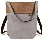 Zwei Olli Rucksack OR12, Ice (Grau / Braun),