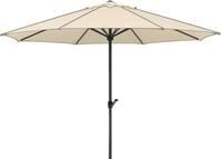 Schneider Sonnenschirm Adria, natur, 350 cm rund, 685-02, Gestell Alu/Stahl,