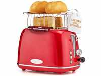 ProfiCook® Toaster im stilvollen Vintage-Design | Toaster 2 Scheiben mit...
