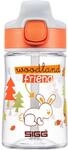 SIGG - Tritan Trinkflasche Kinder - Miracle Woodland - Mit Trinkhalm - Auslaufsicher