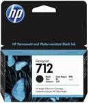 HP 712 Schwarz, Original Druckerpatrone | Tinte f&uuml;r DesignJet T650, 38 ml...