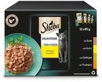 SHEBA Katzenfutter nass - 48x85g Portionsbeutel - Gefl&uuml;gel Variation in Gelee -