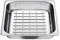 BLANCO Funktionsschale aus Edelstahl | 426 x 346 mm | Gelocht