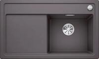 BLANCO ZENAR 45 S | Granitsp&uuml;le aus SILGRANIT felsgrau | Einbauart: Einbau von Oben