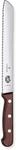 Victorinox Wood, Profi Brotmesser Wellenschliff, Extra Scharfe Klinge, 21 cm, Edler