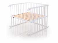 babybay Kinderbett Umbausatz für Beistellbetten stufenlos verstellbar passend...