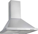 Respekta Dunstabzugshaube/Wandhaube 60 cm/Edelstahlgeh&auml;use/Abluft - und