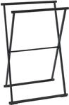 WENKO Handtuchst&auml;nder Lava Schwarz matt, Ma&szlig;e (B x H x T): 53.5 x 80.5 x 35 cm