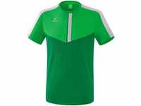 Erima Herren Squad Funktions T-Shirt, fern Green/smaragd/Silver Grey, XL