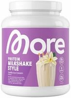 MORE Protein Milkshake, Vanille-Eiscreme, 600 g | Mix aus Whey Konzentrat und...