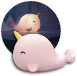 Reerlumilu Sea Life Narwhal, s&uuml;&szlig;es Narwal-Nachtlicht, tolles Taufgeschenk,