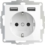 2USB - Unterputz-USB Steckdose inCharge PRO 55-2&times; USB-A 12 W - 32 mm Einbautiefe -