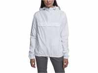 Urban Classics Damen Übergangs-Jacke Ladies Basic Pull-Over Jacket ,white ,L