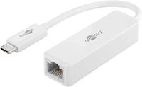 Goobay 66255 USB-C auf RJ45 Ethernet Netzwerkadapter f&uuml;r den Anschluss eines