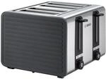 Bosch 4-Schlitz Toaster TAT7S45, mit Abschaltautomatik, mit Auftaufunktion,...