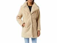 Urban Classics Damen Ladies Oversized Sherpa Coat Mantel, Beige (Sand 00208),...