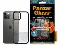 PanzerGlass klare Schutzhülle mit schwarzem Rand für Apple iPhone 12 und für...