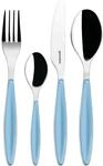 Guzzini - Feeling, 24-Teiliges Besteckset - Meeresblau, 15,8 x 7,5 x h25,5 cm -