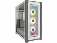 Corsair iCUE 5000X RGB Mid-Tower-ATX-PC-Smart-Gehäuse mit Gehärtetem Glas (Vier