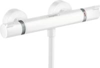 hansgrohe Ecostat Comfort Aufputz Duschthermostat, f&uuml;r 1 Funktion, Mattwei&szlig;