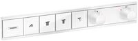 hansgrohe Unterputz Thermostat RainSelect (f&uuml;r 4 Funktionen) Mattwei&szlig;
