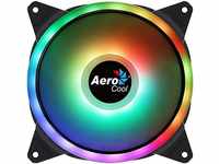 Aerocool Duo 14 ARGB LED PC Fan, 140 mm, 1000 rpm, Curved Fan Blades for Maximum