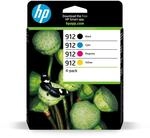 HP 912 (6ZC74AE) Multipack Original Druckerpatronen 1xBlau, 1xRot, 1xGelb,...