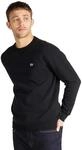 Lee Herren Plain Crew Black Sweatshirt, Schwarz (Black 01), XL EU