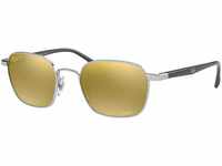 Ray-Ban Unisex Sonnenbrille, Shiny Silver, 0