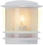 Brilliant Lampe Hollywood Au&szlig;enwandleuchte wei&szlig; | 1x A60, E27, 60W, geeignet f&uuml;r