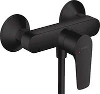 hansgrohe Duscharmatur Talis E (Aufputz Duschmischer, f&uuml;r 1 Funktion) Mattschwarz