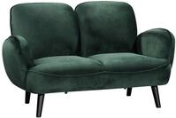 Atlantic Home Collection BEN, 2-Sitzer Sofa, Samt, gr&uuml;n