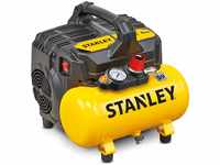 Stanley 100/8/6 Silent Air Compressor DST 100/8/6SI, 750 W, 230 V, Giallo