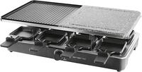 Raclette Emerio RG-110035 Hei&szlig;er Stein regulierbare Temperatur Naturstein-Platte