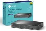 TP-Link TL-SF1008LP 8-Port 10/100Mbps Desktop-Switch mit 4-Port PoE, Plug and Play,