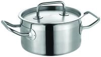 Schulte-Ufer 6404-16 i Bratentopf Profi-Line i, 16 cm, Edelstahl, Silber
