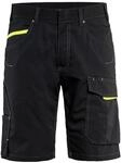 Blaklader 14991330 Service Shorts, Schwarz/Gelb, grootte C50