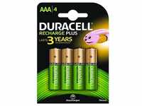Duracell Akku AAA, wiederaufladbare Batterien AAA, 4 Stück, 1000 Aufladungen,