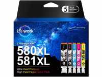 Uniwork 580 581 Druckerpatronen Kompatibel für Canon Druckerpatronen 580 581...