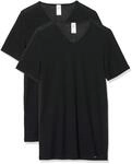 Skiny Herren Skiny Herren V-shirt Kurzarm 2er Pack Shirt Multipack Unterhemd,