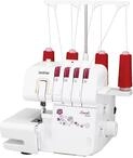 Brother M343D Overlock-N&auml;hmaschine, 29 x 34 x 30 cm, Wei&szlig; / Rot