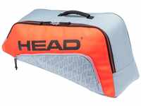 HEAD Junior Combi Rebel Tennistasche, grau/orange, Einheitsgröße