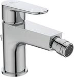 Ideal Standard BC705AA Cerafine O Bidetarmatur mit Zugknopf-Ablaufgarnitur