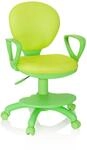 hjh OFFICE 670979 Kinderdrehstuhl Kid Colour Stoff Gr&uuml;n Schreibtischstuhl...