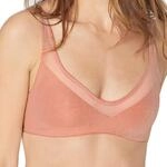 Sloggi Damen OXYGENE Infinite Soft Bra Gepolsterter BH Peanut Butter S