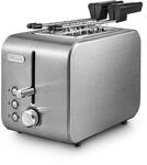 De'Longhi CTX2203.S Toaster mit Zange, stufenlose Steuerung des...