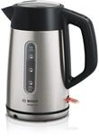 Bosch kabelloser Wasserkocher DesignLine TWK4P440, Ausgie&szlig;en ohne Spritzer,