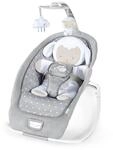 Ingenuity, Cuddle Lamb Babywippe Babyschaukel mit Schaukelfunktion und Vibrationen,