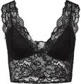 PIECES Damen Pclina Lace Bra Top Noos, Schwarz, S